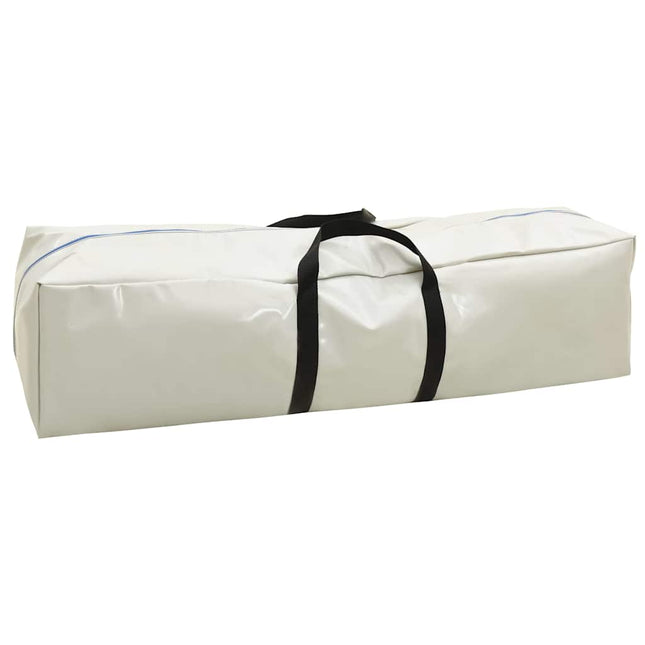 oppustelig gymnastikmåtte med pumpe 60x100x10 cm PVC blå