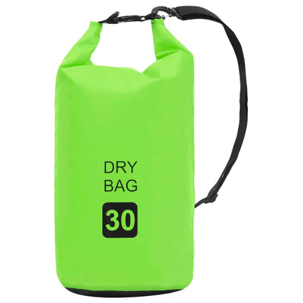 vandtæt tørpose 30 l PVC grøn