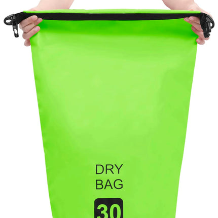 vandtæt tørpose 30 l PVC grøn