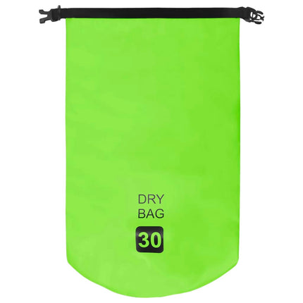 vandtæt tørpose 30 l PVC grøn