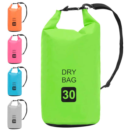vandtæt tørpose 30 l PVC grøn