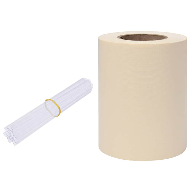 privatlivsliste PVC 35x0,19 m cremefarvet