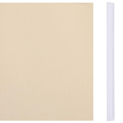 privatlivsliste PVC 35x0,19 m cremefarvet