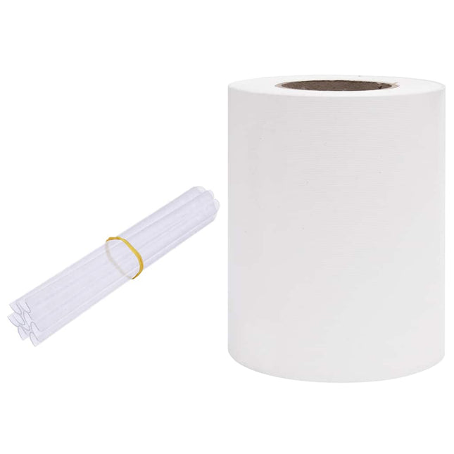 privatlivsliste PVC 35x0,19 m hvid