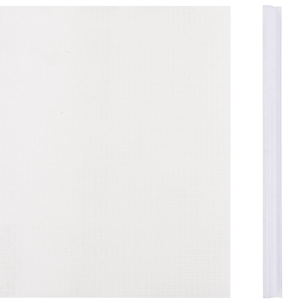 haveskærm 70x0,19 m PVC hvid