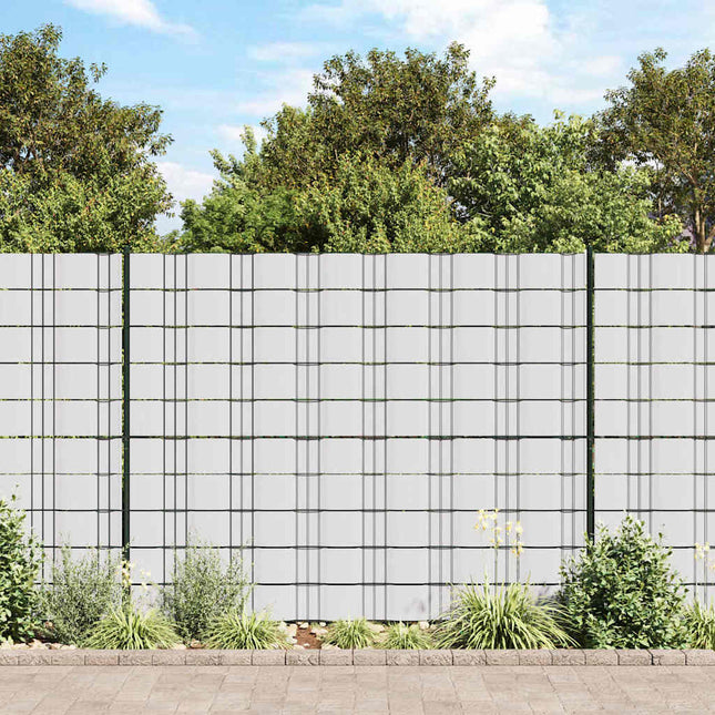privatlivsliste PVC 70x0,19 m hvid