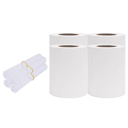privatlivslister PVC 140x0,19 m hvide