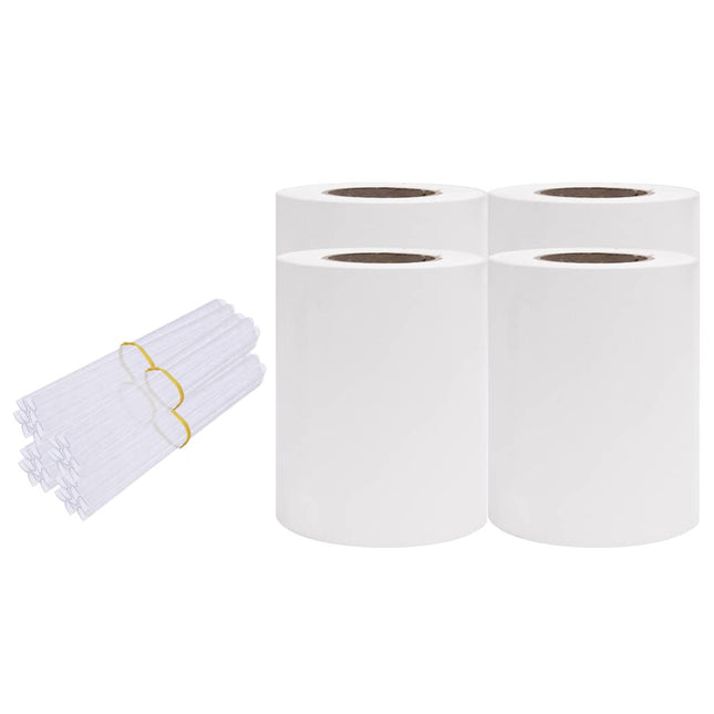 privatlivslister PVC 140x0,19 m hvide