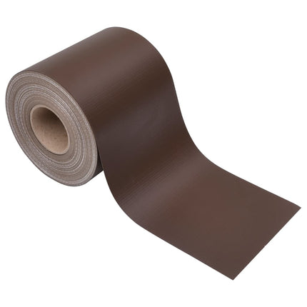 haveskærm 35x0,19 m PVC brun