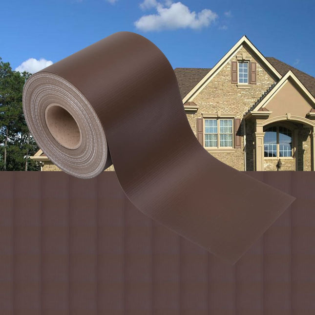 privatlivsliste PVC 35x0,19 m brun