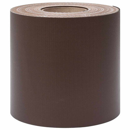 haveskærm 70x0,19 m PVC brun