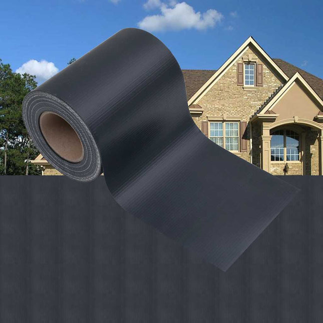 privatlivsliste PVC 35x0,19 m mat mørkegrå