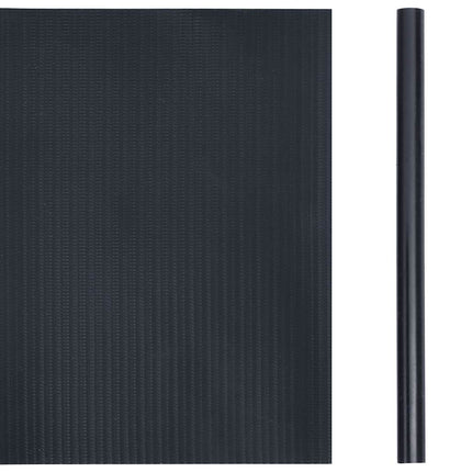 privatlivslister PVC 140x0,19 m mat mørkegrå