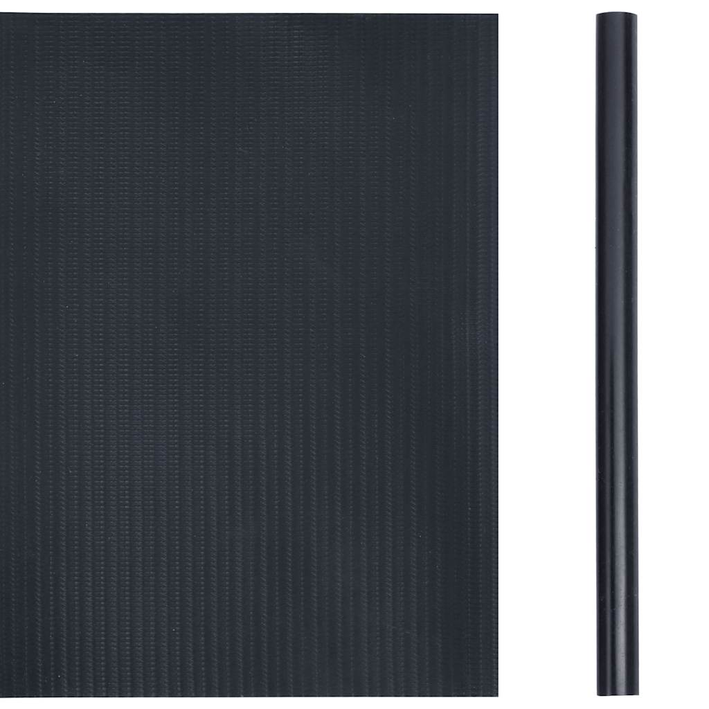 haveskærm 35x0,19 m 4 stk. PVC mat mørkegrå