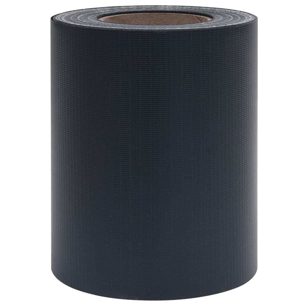 haveskærm 35x0,19 m 4 stk. PVC mat mørkegrå