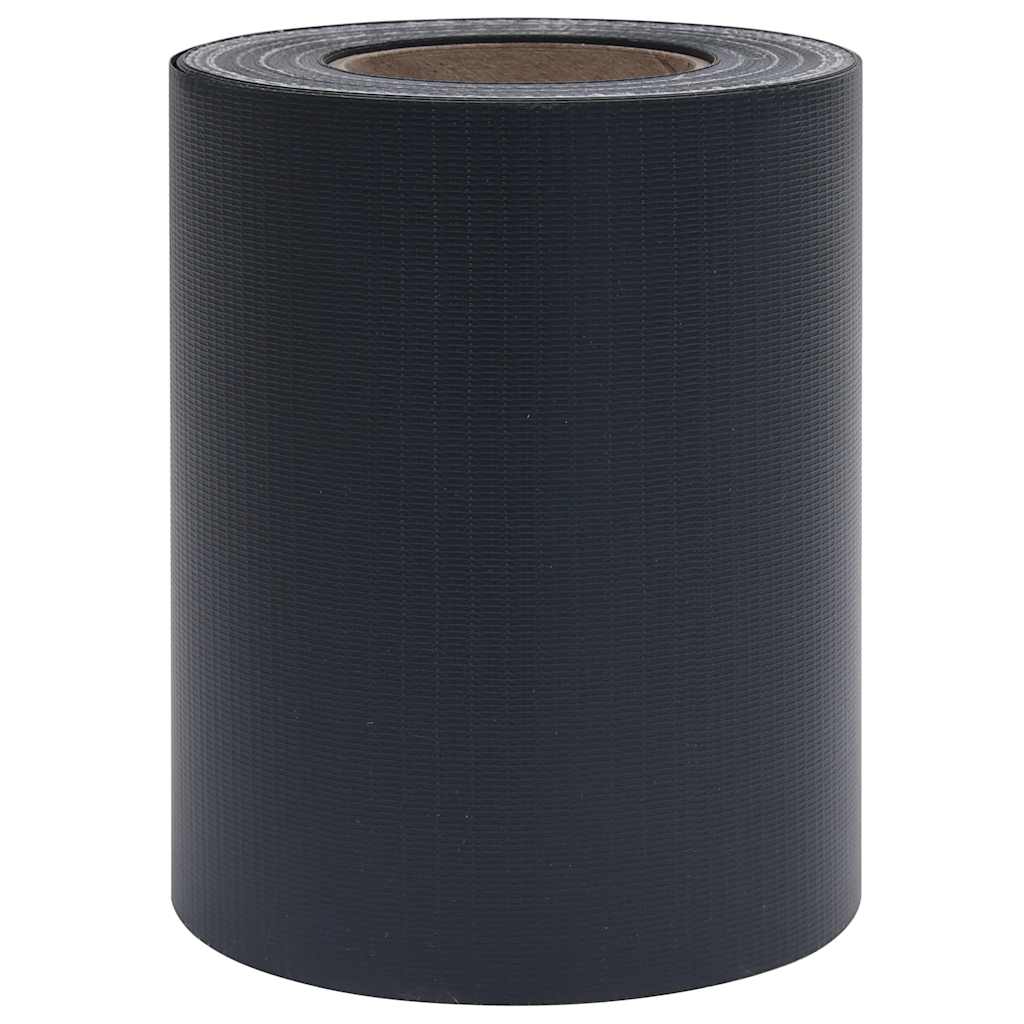 haveskærm 35x0,19 m 4 stk. PVC mat mørkegrå