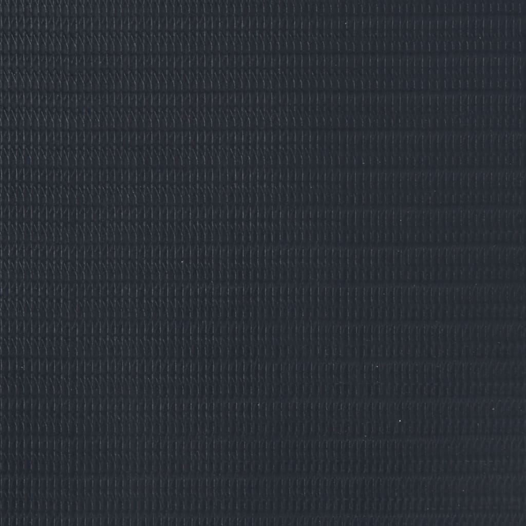 haveskærm 35x0,19 m 4 stk. PVC mat mørkegrå