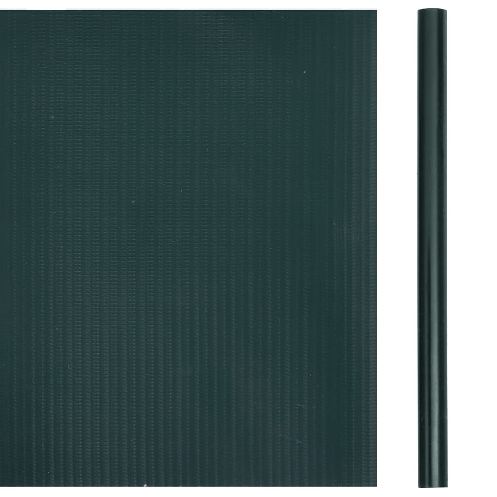 haveskærm 35x0,19 m PVC mat grøn