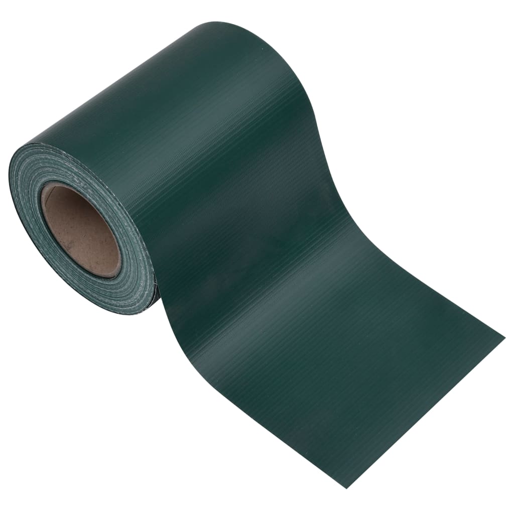 haveskærm 35x0,19 m PVC mat grøn