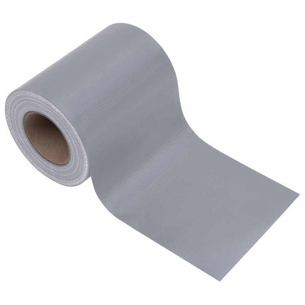 haveskærm 35x0,19 m PVC mat lysegrå