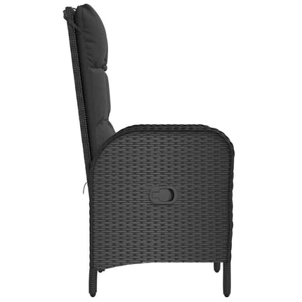 havestole 2 stk. polyrattan sort