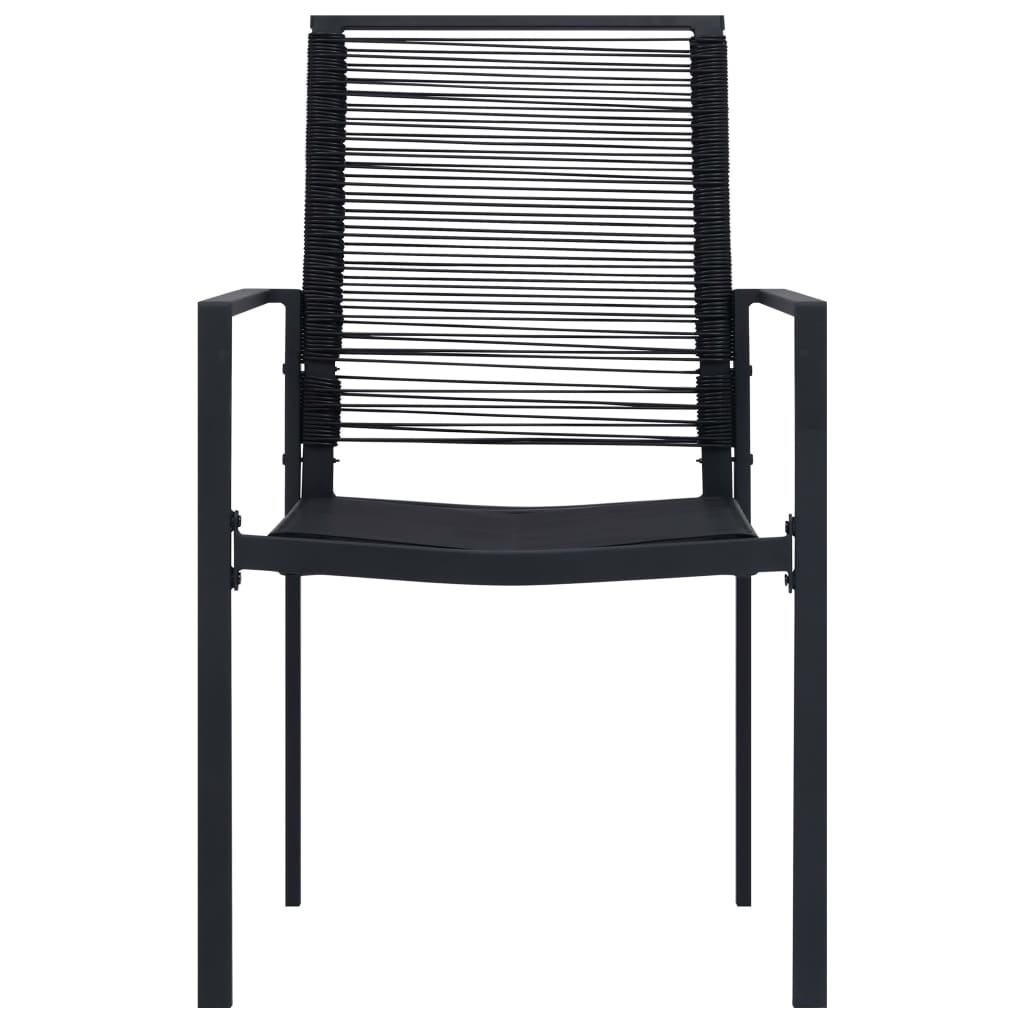 havelamper 4 stk. PVC-rattan sort