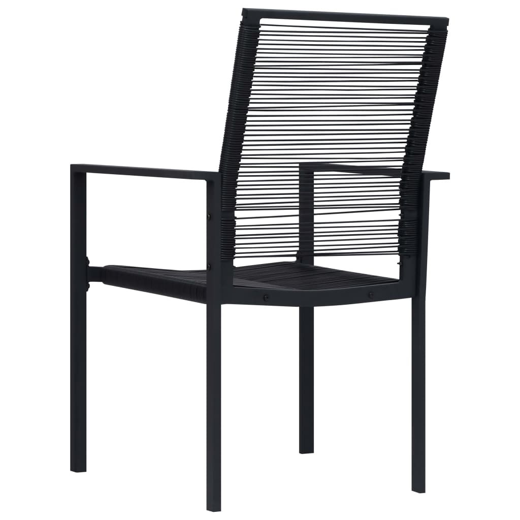 havelamper 4 stk. PVC-rattan sort