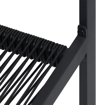 havelamper 4 stk. PVC-rattan sort