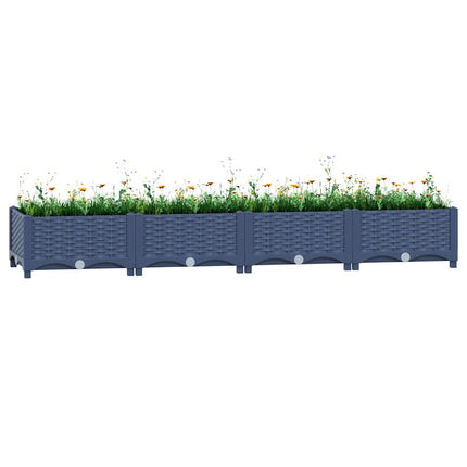 højbed 160x40x23 cm polypropylen