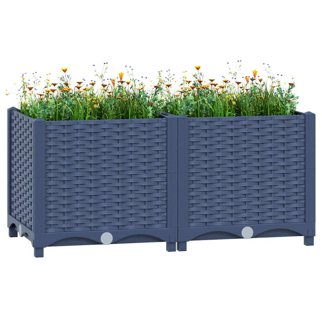 højbed 80x40x38 cm polypropylen