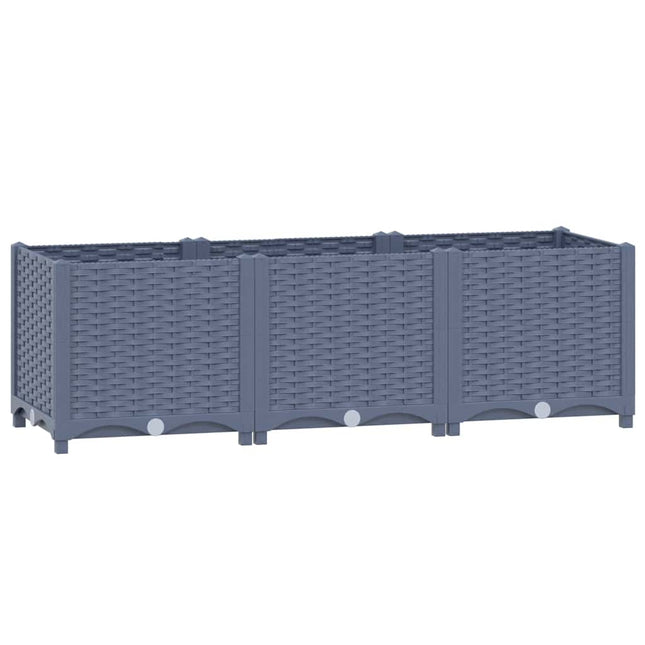 højbed 120x40x38 cm polypropylen