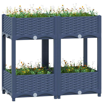 højbed 80x40x71 cm polypropylen