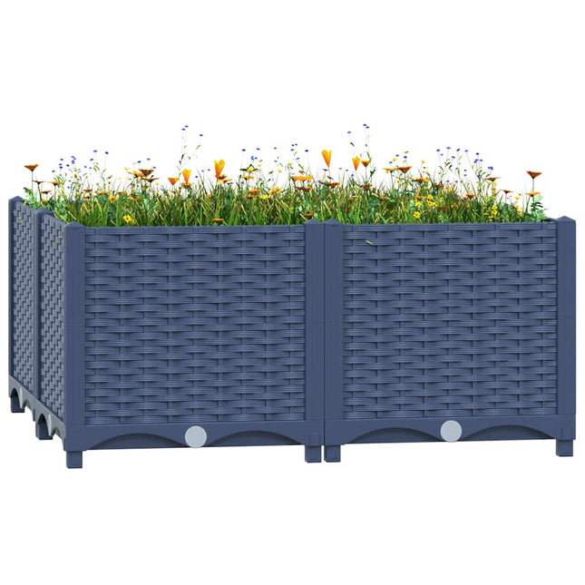 højbed 80x80x38 cm polypropylen