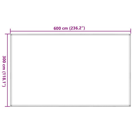 telttæppe 300x600 cm HDPE blå
