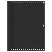 altanafskærmning 120x400 cm HDPE antracitgrå