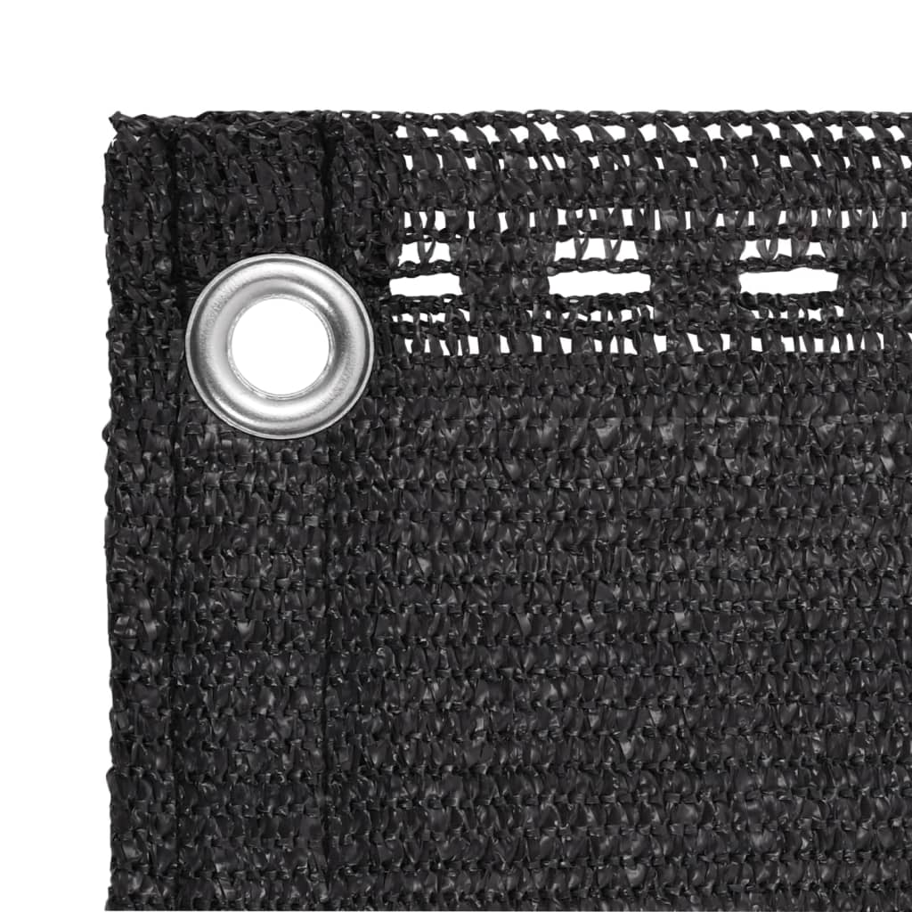 altanafskærmning 120x500 cm HDPE antracitgrå