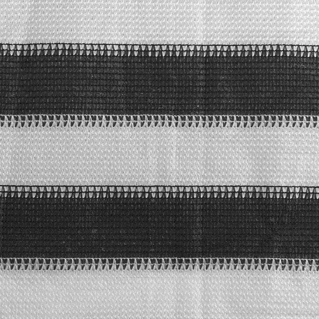 altanafskærmning HDPE 120x300 cm antracitgrå og hvid