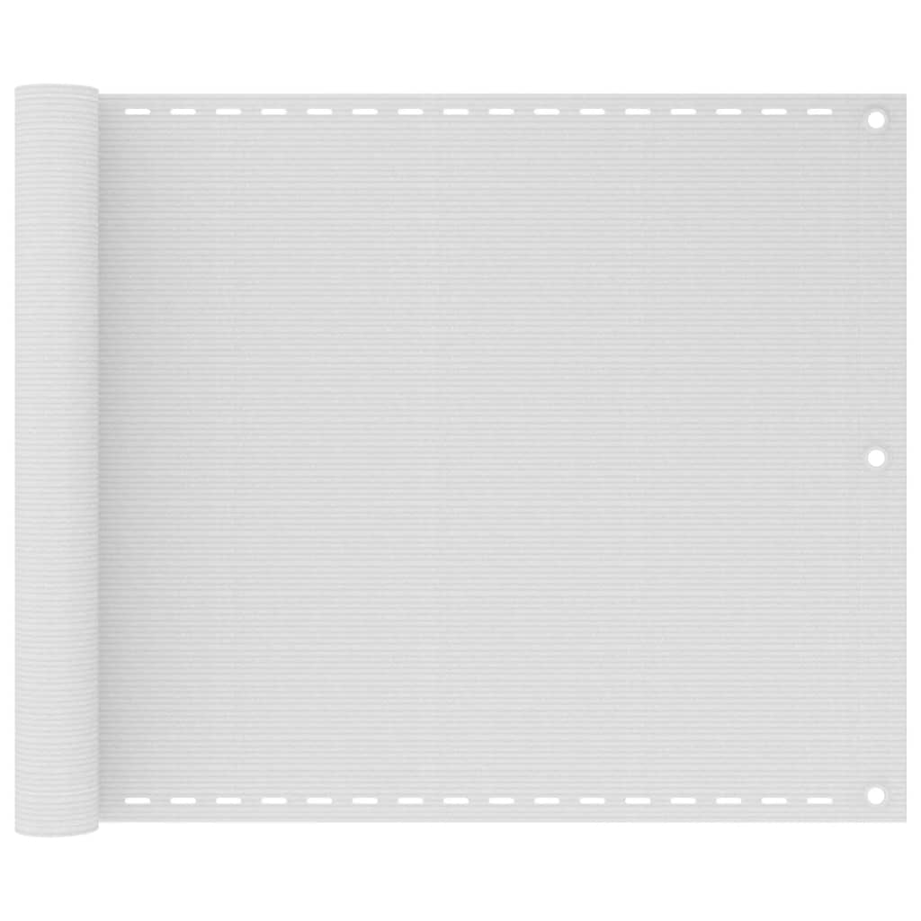 altanafskærmning 75x300 cm HDPE hvid billede