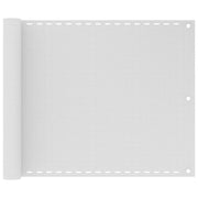 altanafskærmning 75x300 cm HDPE hvid