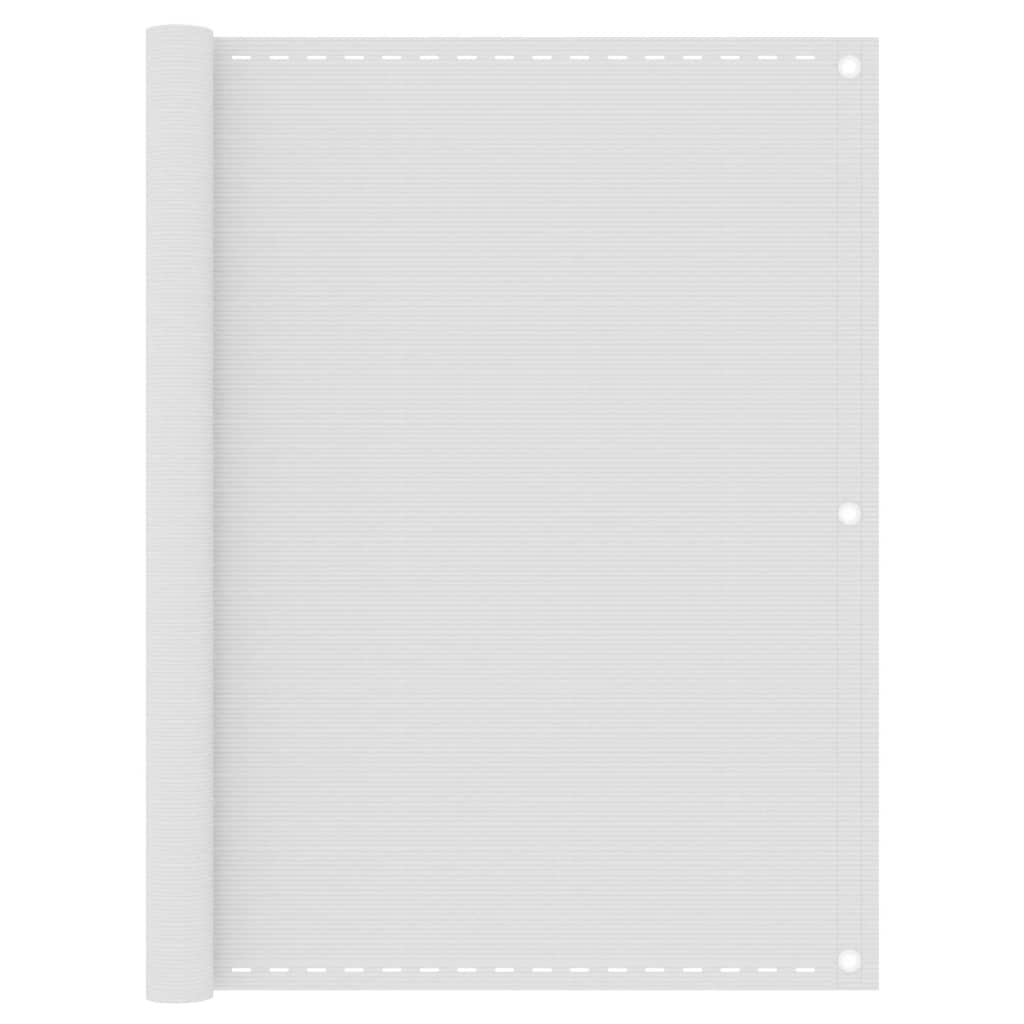 Altanafskærmning Hdpe Hvid - 120 x 500 cm