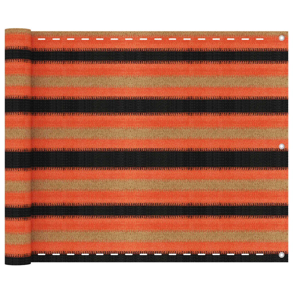 altanafskærmning 75x400 cm HDPE flerfarvet