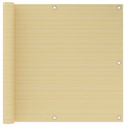 altanafskærmning 90x300 cm HDPE beige