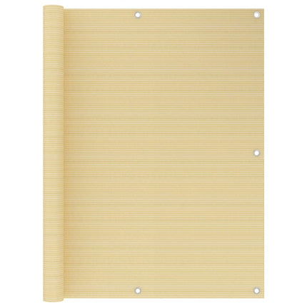 altanafskærmning 120x400 cm HDPE beige