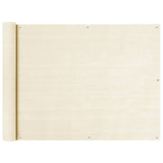 altanafskærmning 90x400 cm HDPE cremefarvet