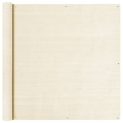 altanafskærmning 120x300 cm HDPE cremefarvet