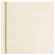 altanafskærmning 120x500 cm HDPE cremefarvet