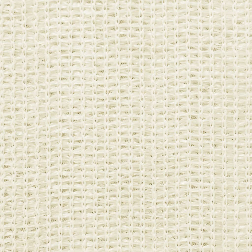 altanafskærmning 120x500 cm HDPE cremefarvet