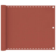 altanafskærmning 75x300 cm HDPE terrakotta