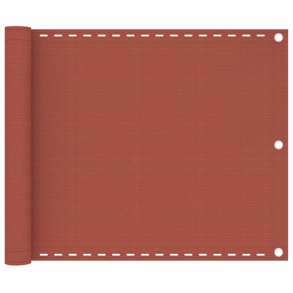 altanafskærmning 75x500 cm HDPE terrakotta billede