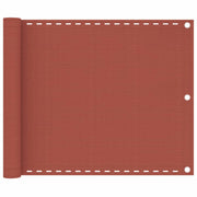 altanafskærmning 75x500 cm HDPE terrakotta